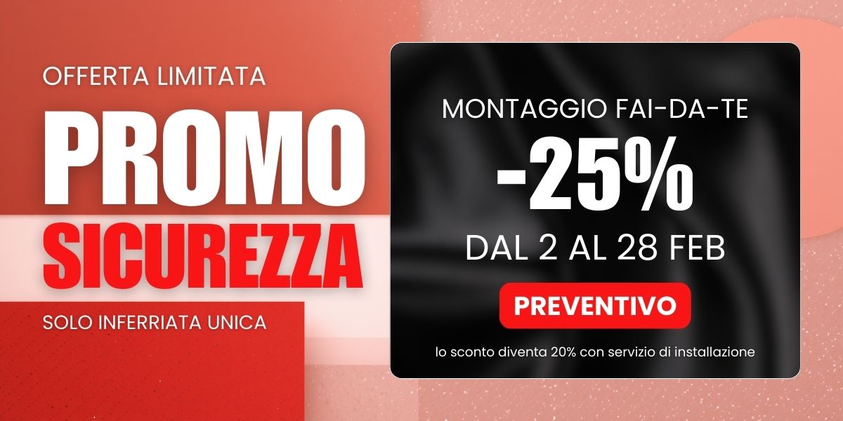 Inferriata Unica scontata