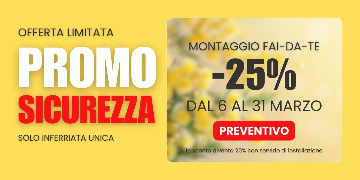 Inferriata Unica scontata