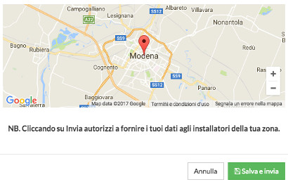 Installatori zona modena