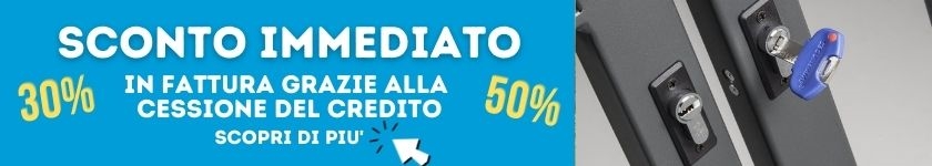 sconto in fattura inferriate