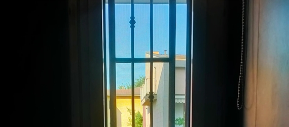 Inferriata Unica con Borchie a Lissone